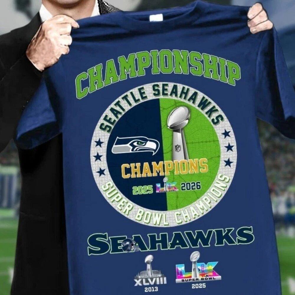 2026 Seattle Seahawks Super Bowl Lx Championship Gift For Fan Shirt 73
